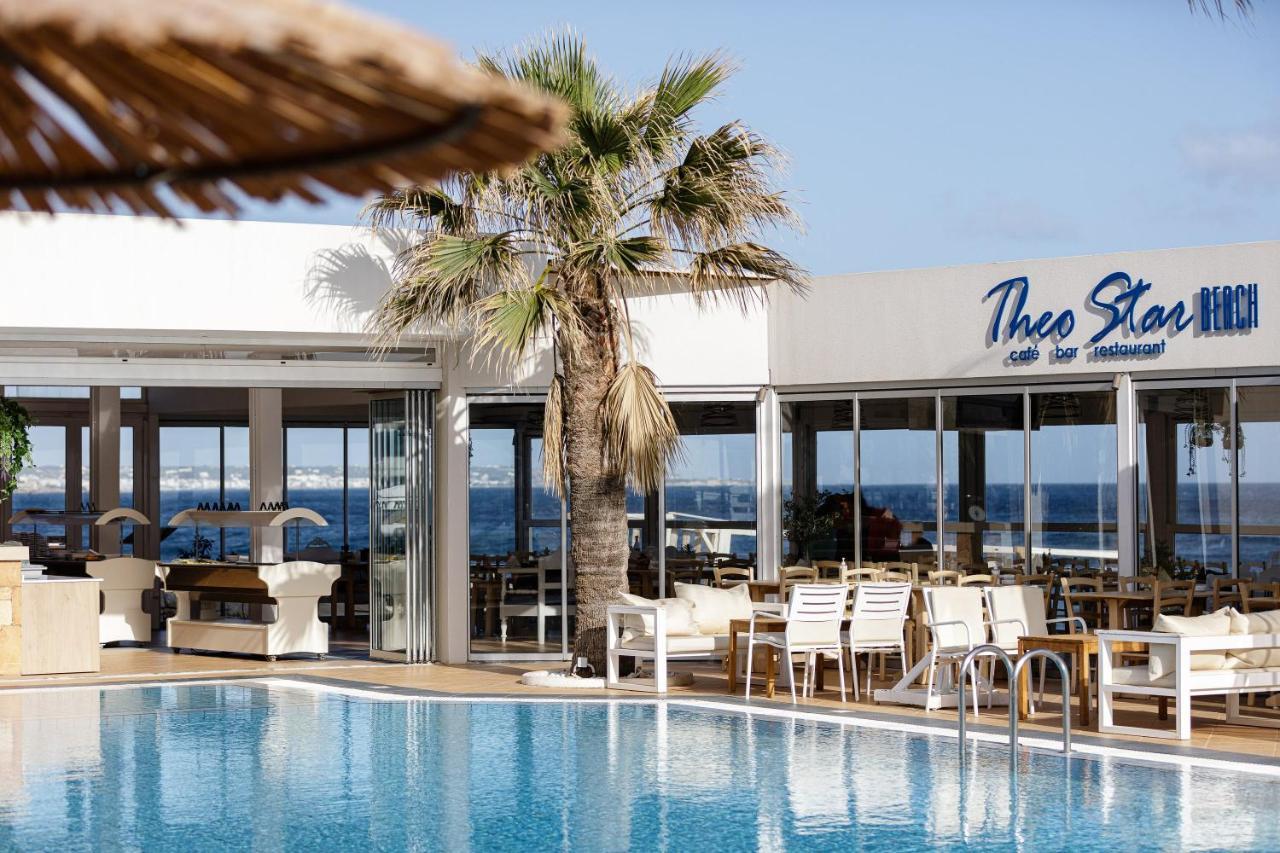 Theo Star Beach Hotel Малиа Екстериор снимка
